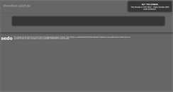 Desktop Screenshot of discothek-spirit.de